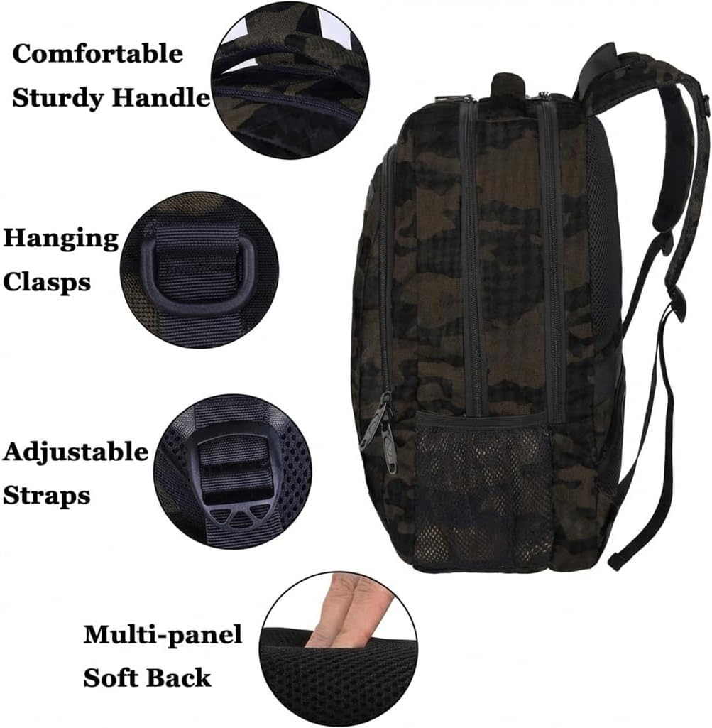 MATEIN Travel Laptop Backpack, Work Bag Laptop Bag, Rucksack for Men Work