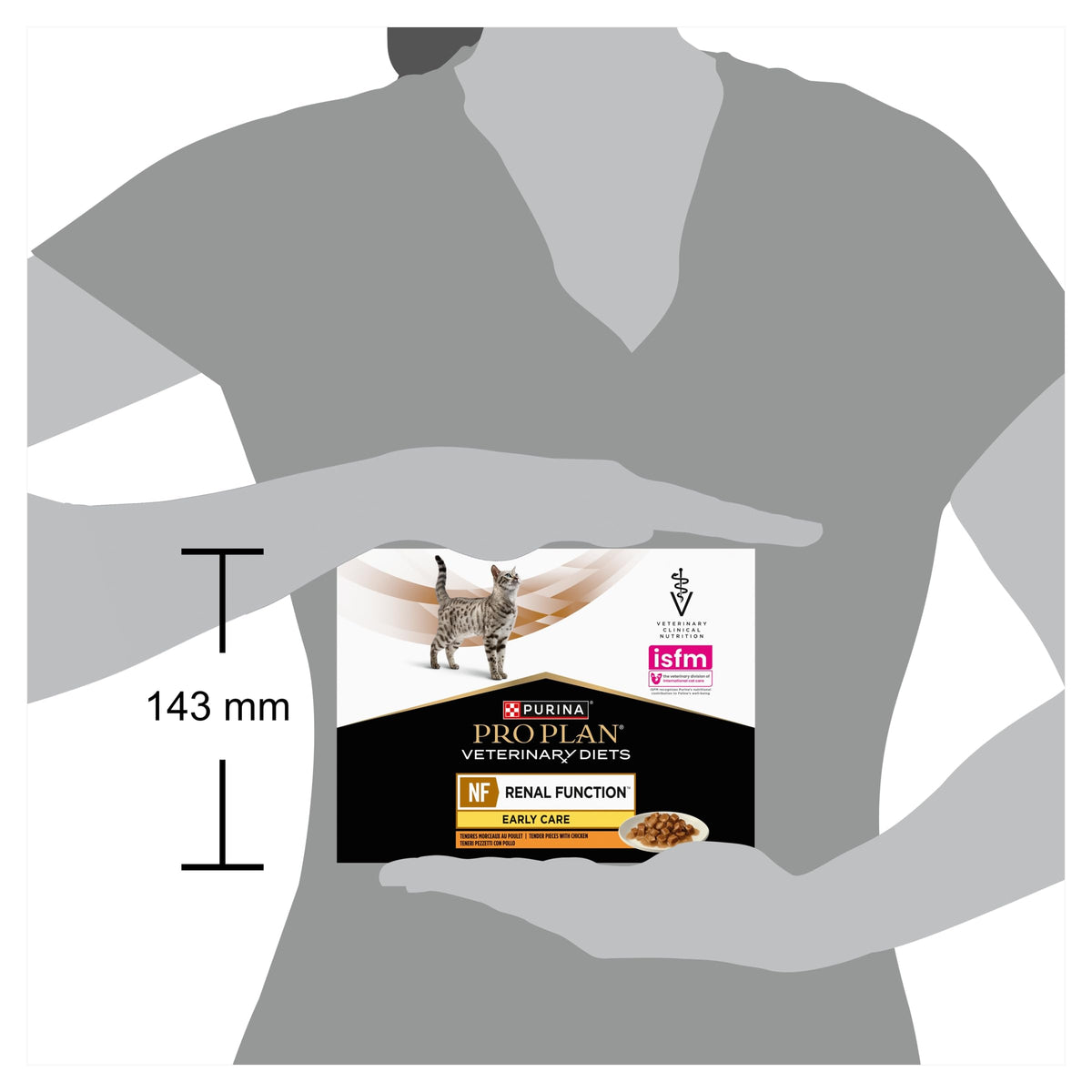 PRO PLAN VETERINARY DIETS UR Urinary Chicken Wet Cat Food 10x85g (Pack of 4)