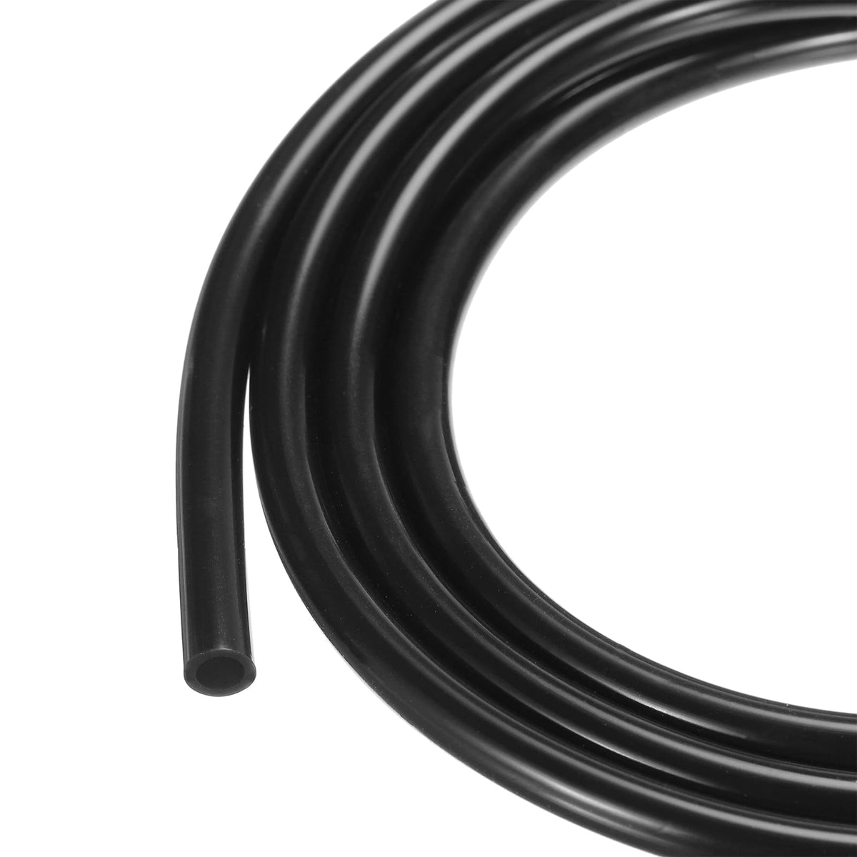 3.3ft Silicone Tubing 4mm ID 6mm OD Clear Industrial Plastic Tubing Pure Silicone Hoses for Pump Siphoning Draining Irrigation Brewing, 1/4"