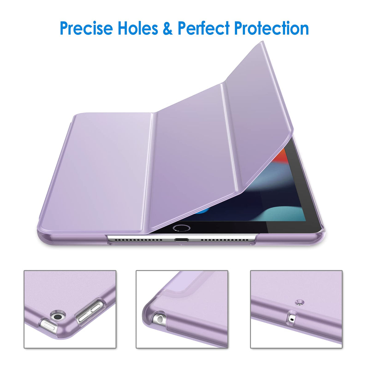 JETech Case for iPad 9th/8th/7th Gen 10.2", Beige