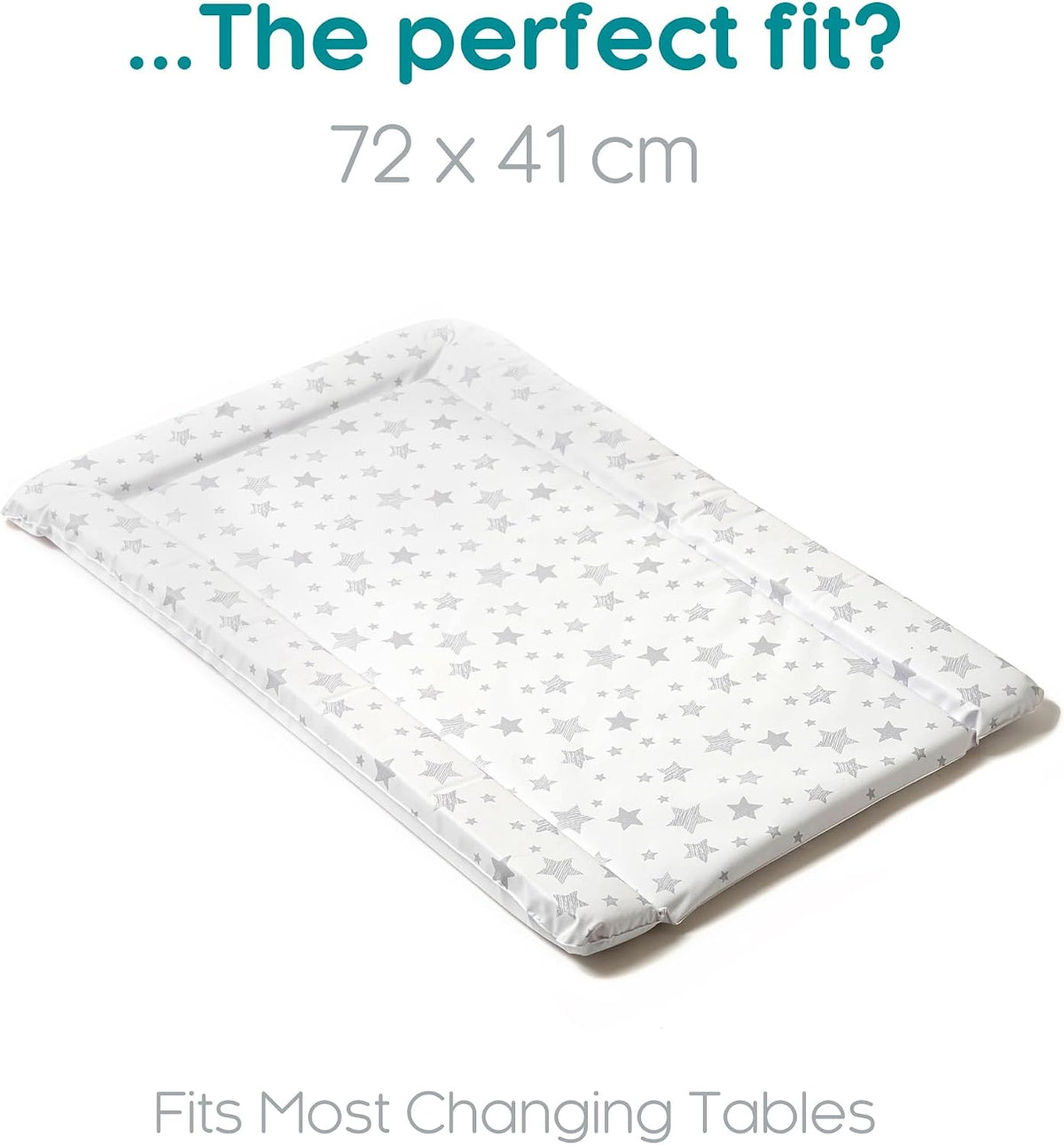 East Coast Nursery Essential Star Changing Mat Grey 70x40x3 cm