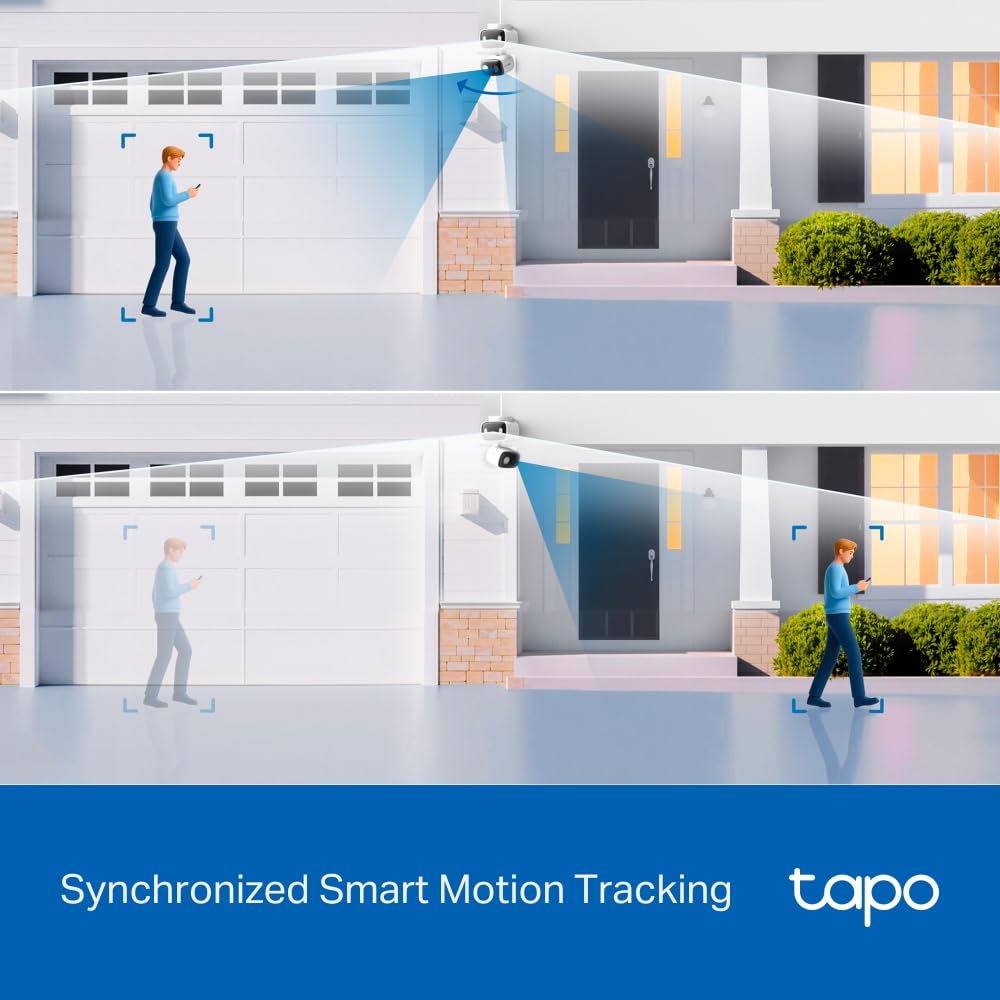 Tapo C216 2K 3MP Pan/Tilt Indoor Outdoor Security Camera Spotlights Camera