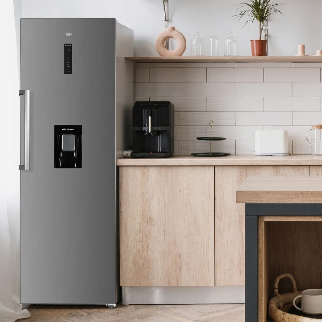 HADEN Tall Freezer 143cm 168L Manual defrost control Grey