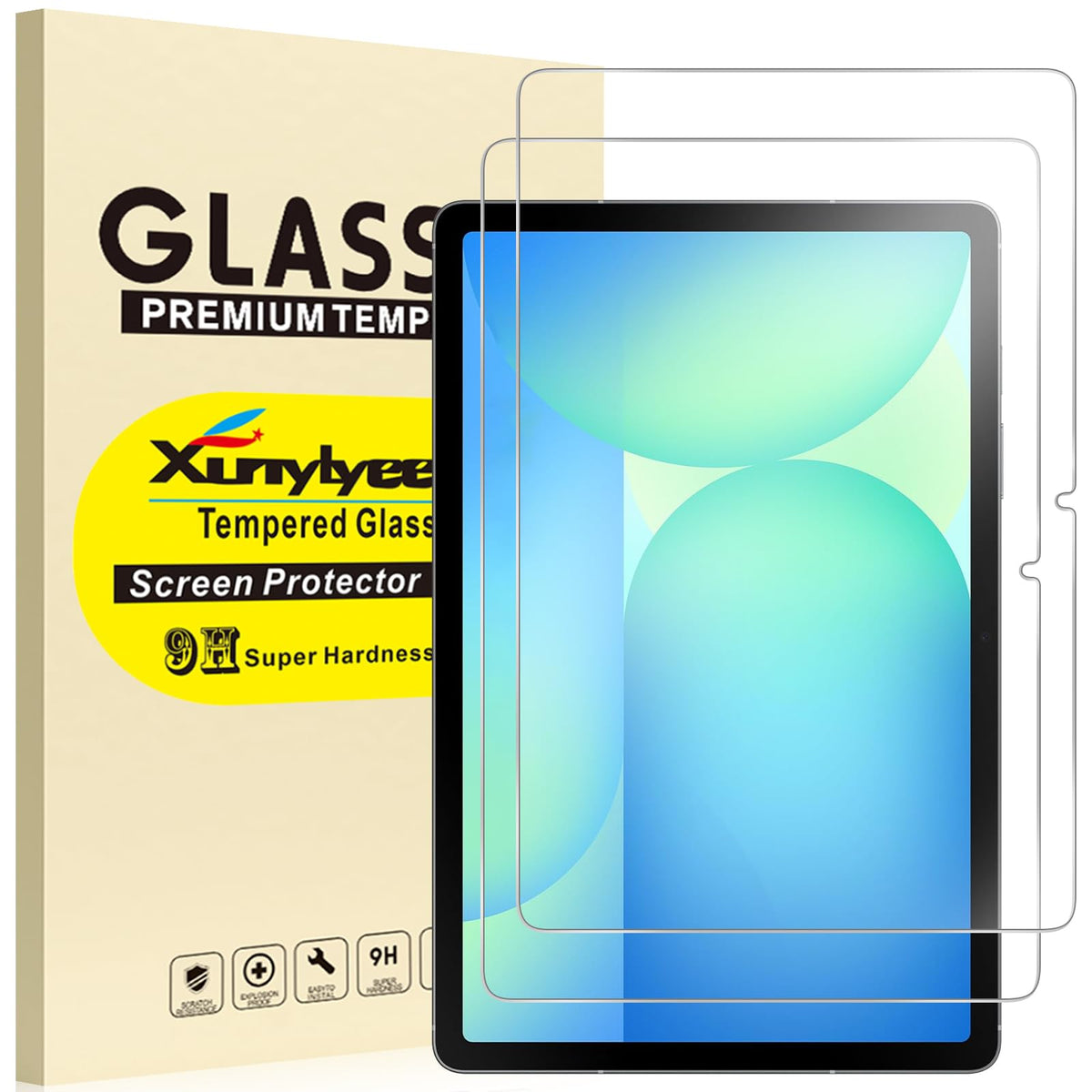 XunyLyee 3 Pack Screen Protector for Samsung Galaxy Tab S10 Lite/ S10 FE