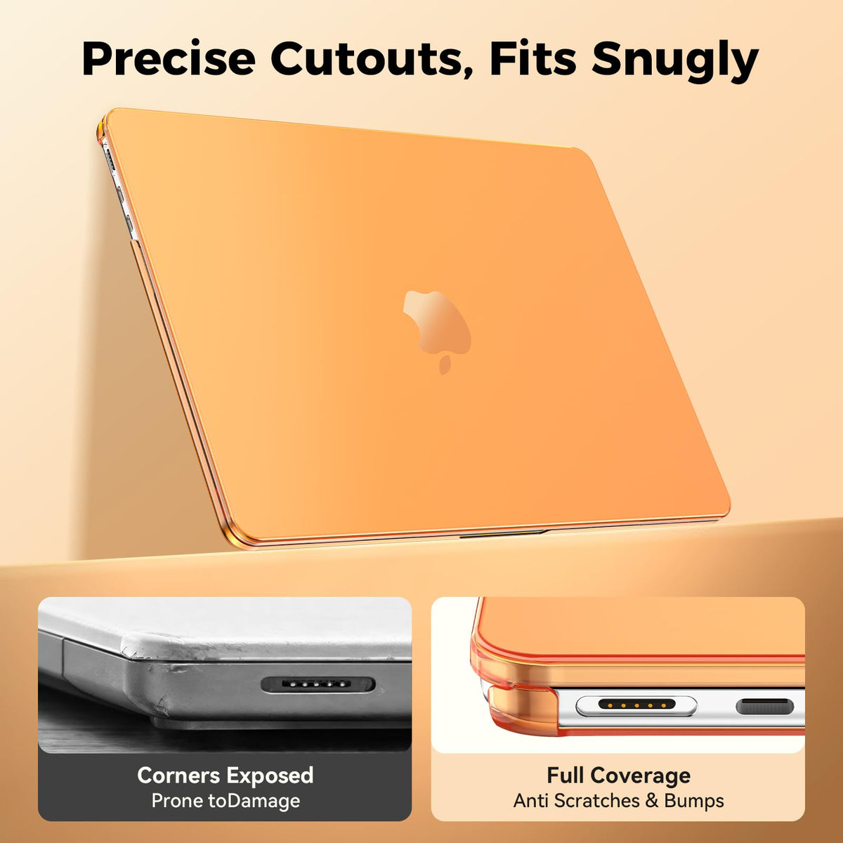 EooCoo for MacBook Neo Case 13 inch 2026 A3404 A18-Pro Crystal Clear