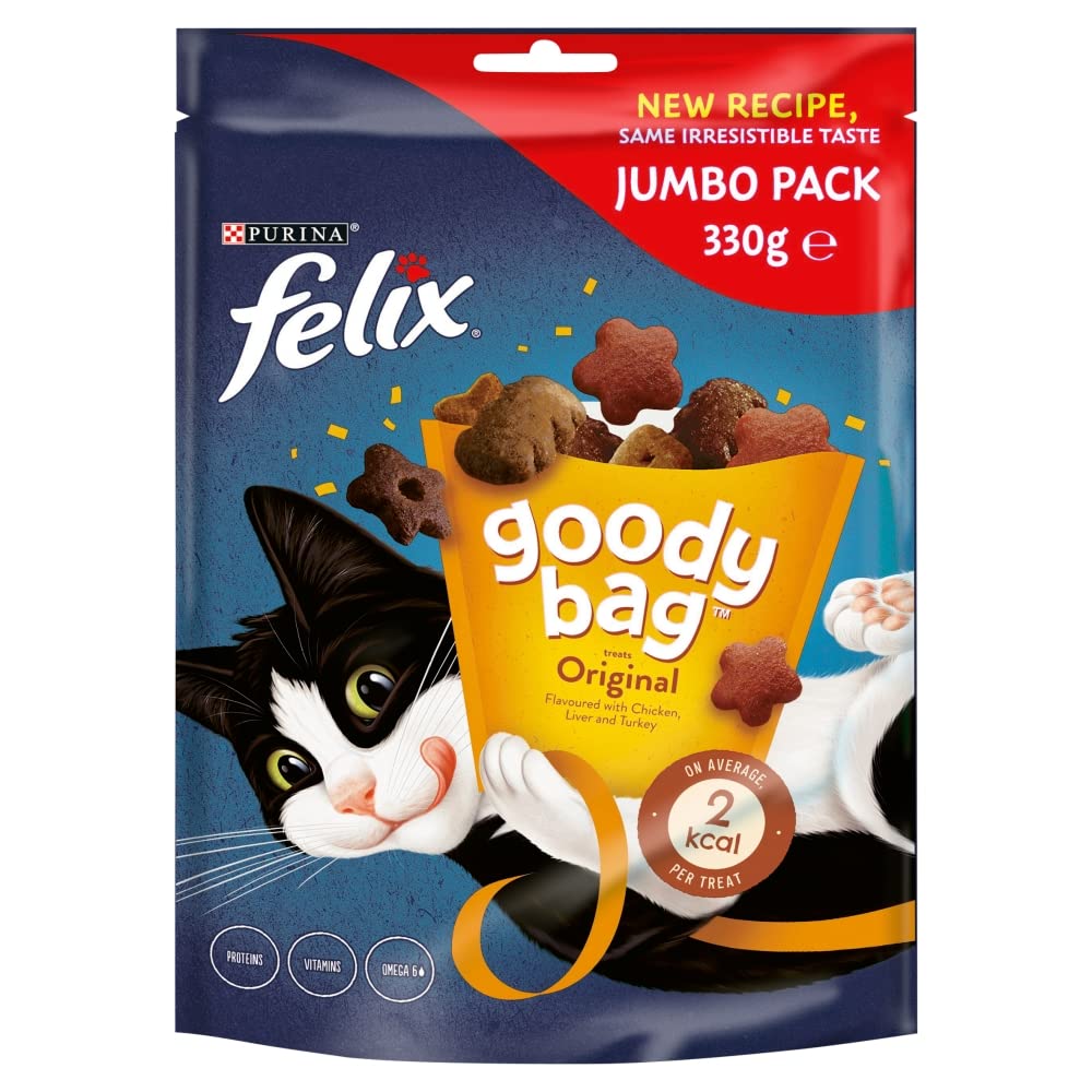 FELIX Tasty Shreds Adult Wet Cat Food Mixed Selection in Gravy Chicken, Beef, Tuna, Salmon 40 x 80g Pouches