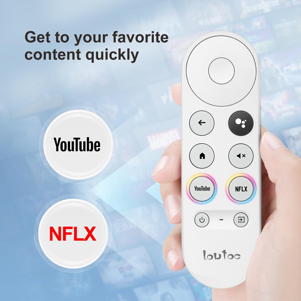 Universal-for-Samsung-Smart-TV-Remote, for Samsung Curved Qled Frame 4K TV
