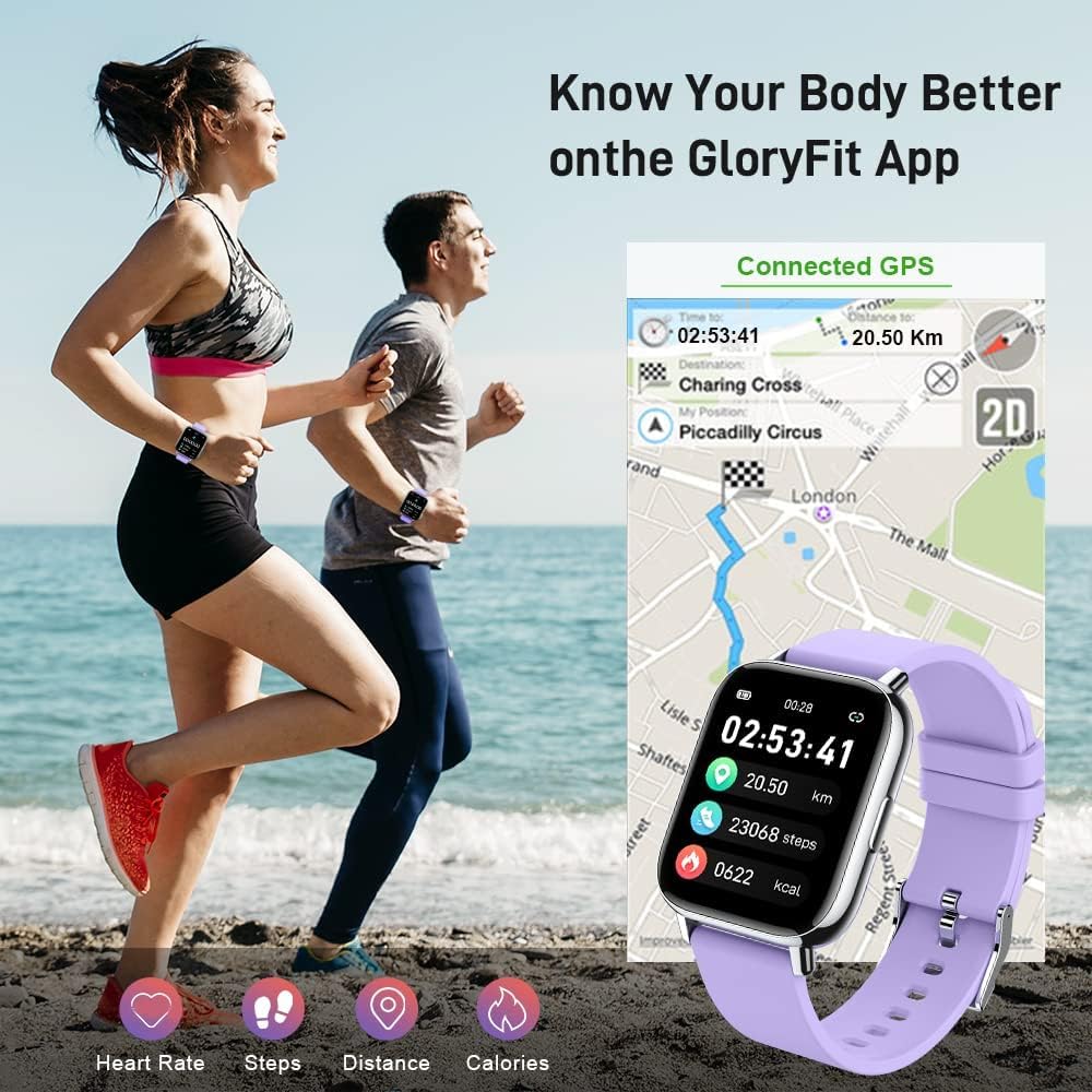 Motast Smart Watch, Fitness Tracker 1.69'' HD for Men Women, Step Counter