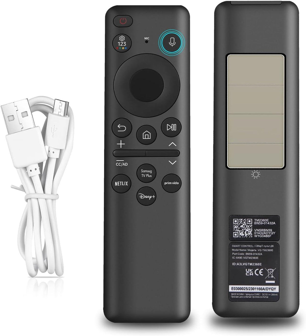 for-LG-Magic-Remote, Gvirtue Solar Voice Remote Control for-LG-Smart TV
