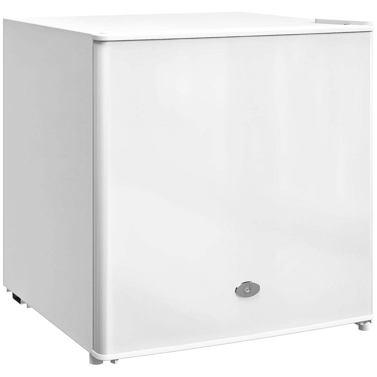 HOMCOM Tabletop Mini Freezer, 35L Capacity, Reversible Door, Silver Tone