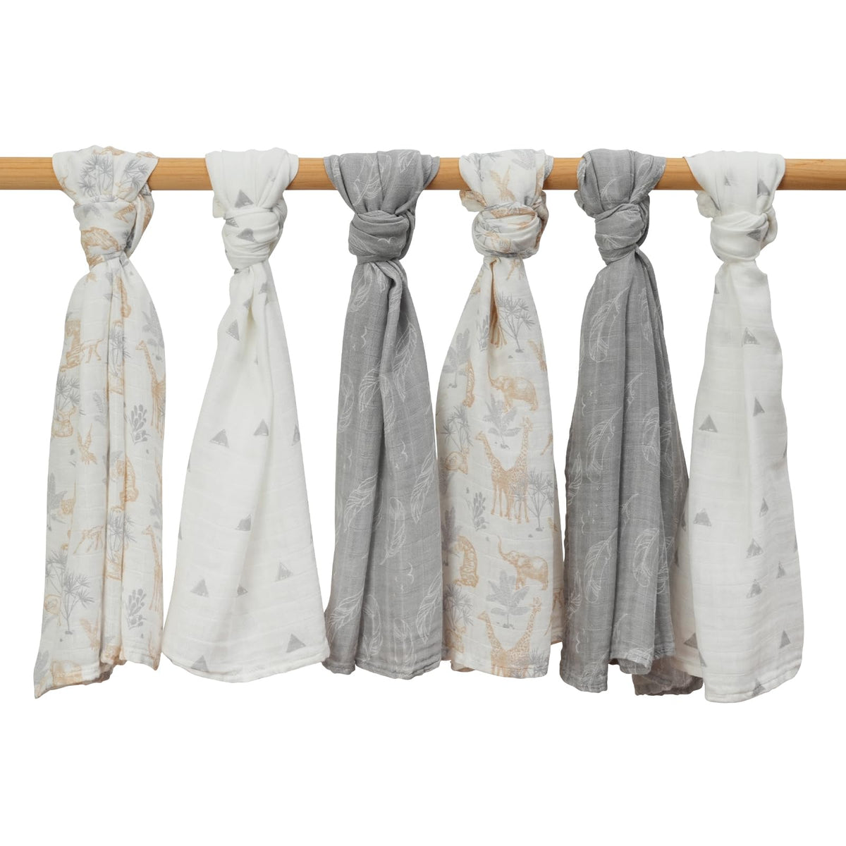 GLLQUEN BABY Muslin Squares Cloth for Baby 6pack 70cm x 70cm