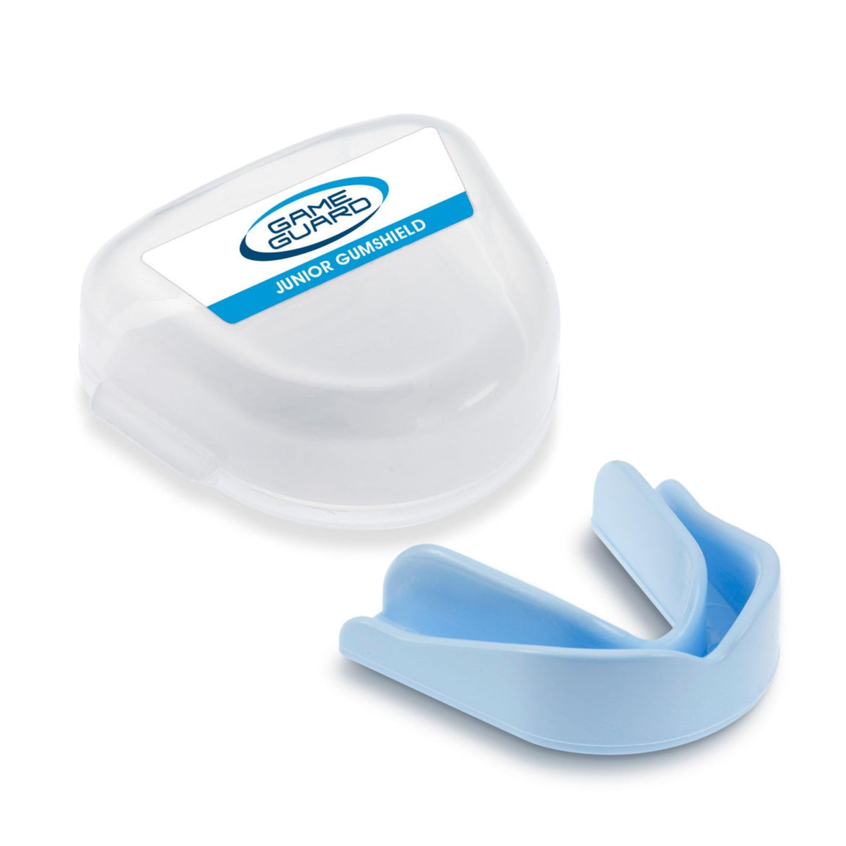 GAME GUARD Sports Mouthguard – Easy Fit Boil & Bite Gum Shield for Kids/Junior (Age 8+) – Mouth Guard for Rugby, Hockey, GAA – Ideal for Schools and Clubs (Baby Pink)