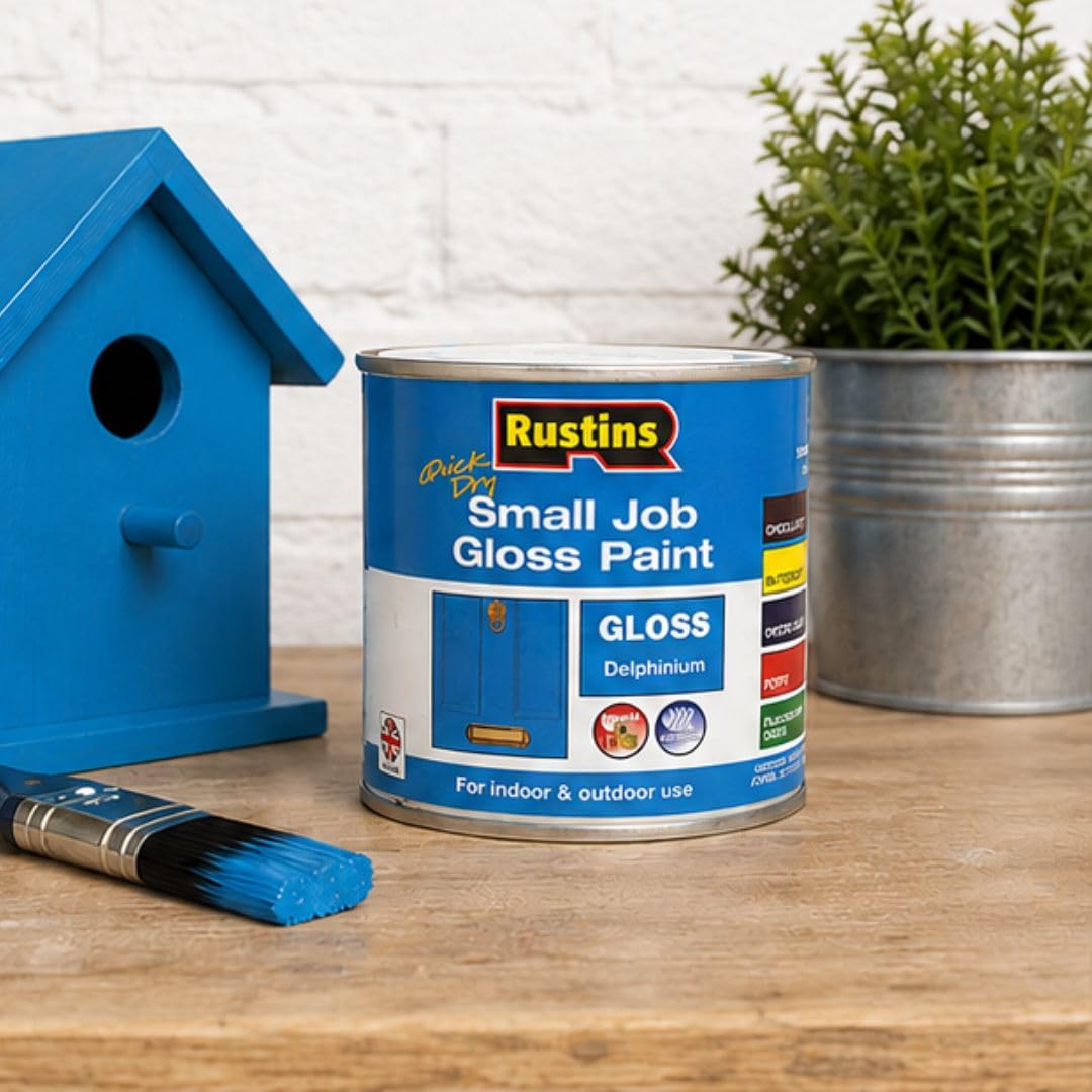RUSTINS Small Job Satin Paint Chocolate 250ml