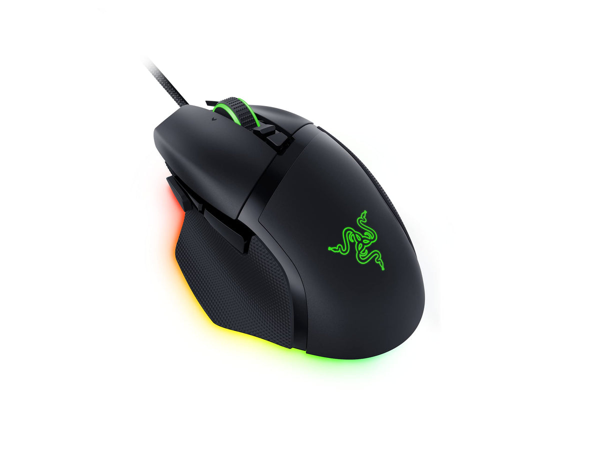 Razer Basilisk V3 - Wired Customisable Gaming Mouse (10+1 Programmable Buttons, HyperScroll Tilt Wheel, 11 Chroma RGB Lighting Zones, Optical Mouse Switches, Focus+ 26K DPI Optical Sensor) Black