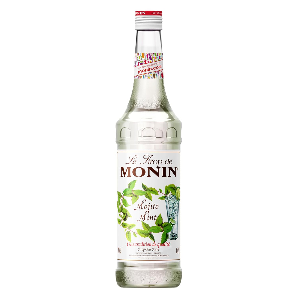 MONIN Premium Pistachio Syrup 700ml, for Coffee and Cocktails, Vegan