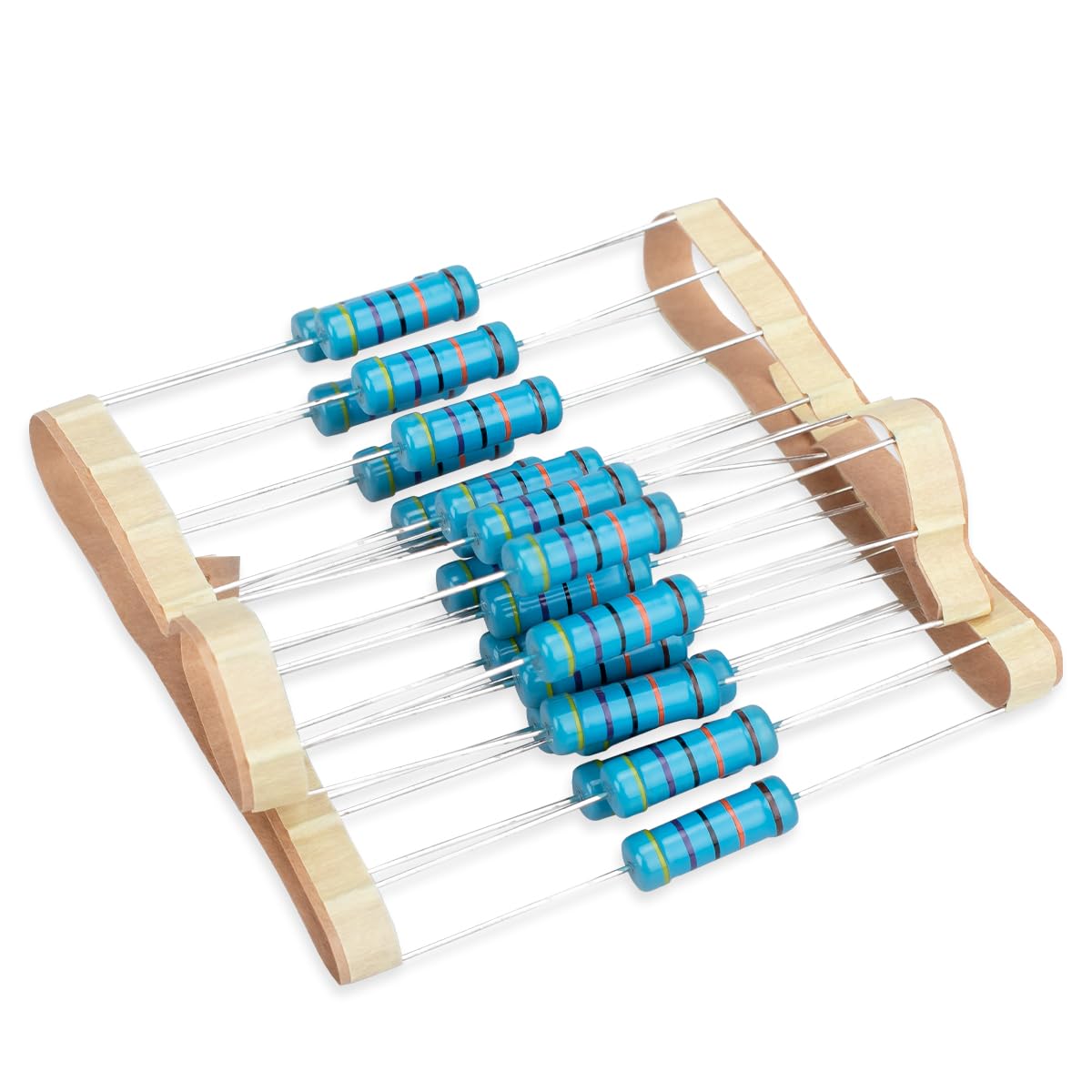 50 Pcs 1W 1% Tolerance 0.1 Ohm Metal Film Resistor Resistance for DIY Project and Experiments