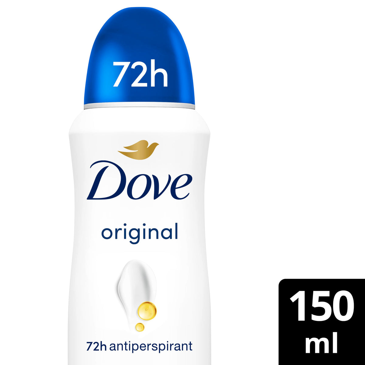 Dove Advanced Care Original Anti-Perspirant Aerosol Women's Deodorant Spray with Pro-Ceramide technology for 72 hour protection against sweat and odour 200 ml