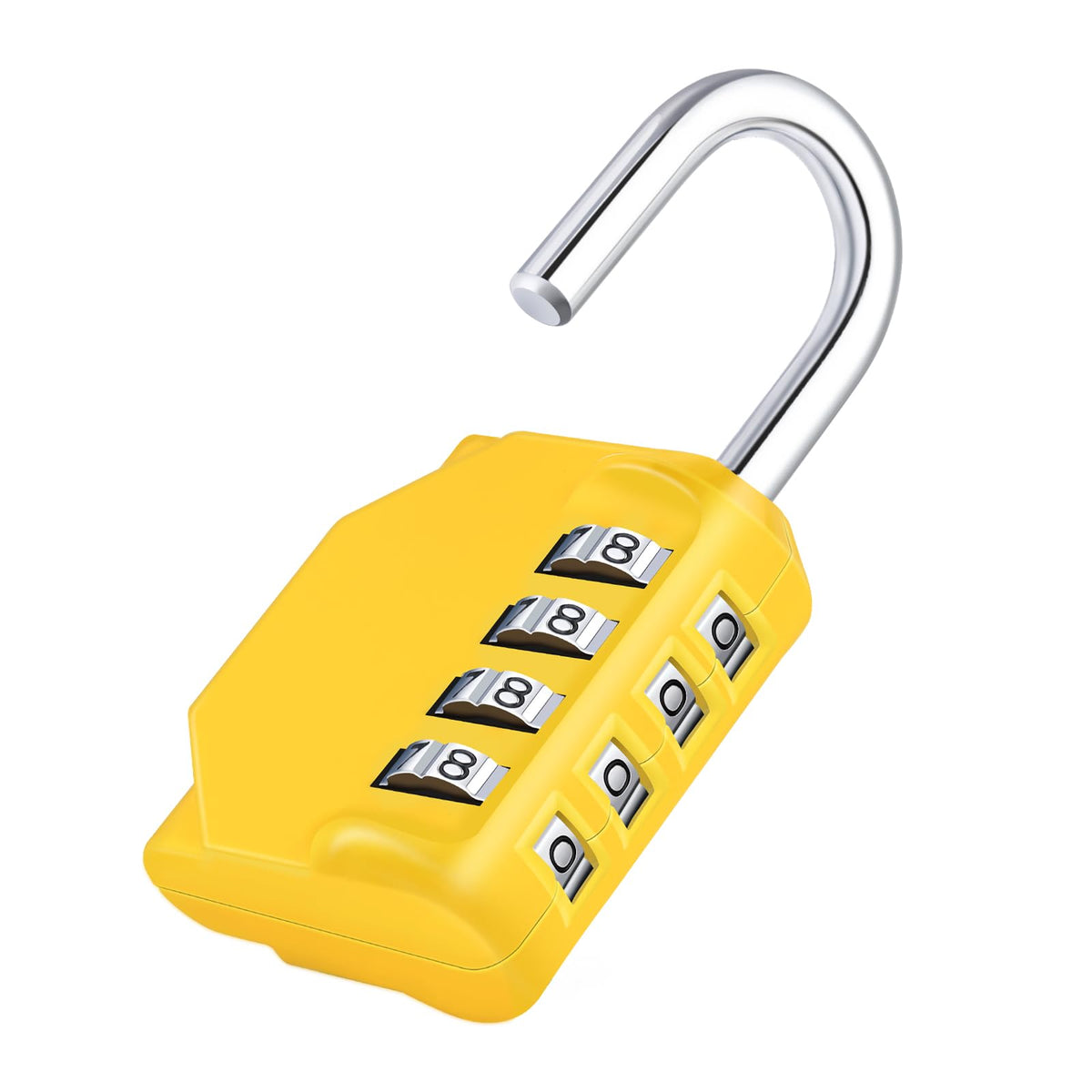 ZHEGE Combination Padlock, 4 Digit Coded Padlock (Sky Blue)