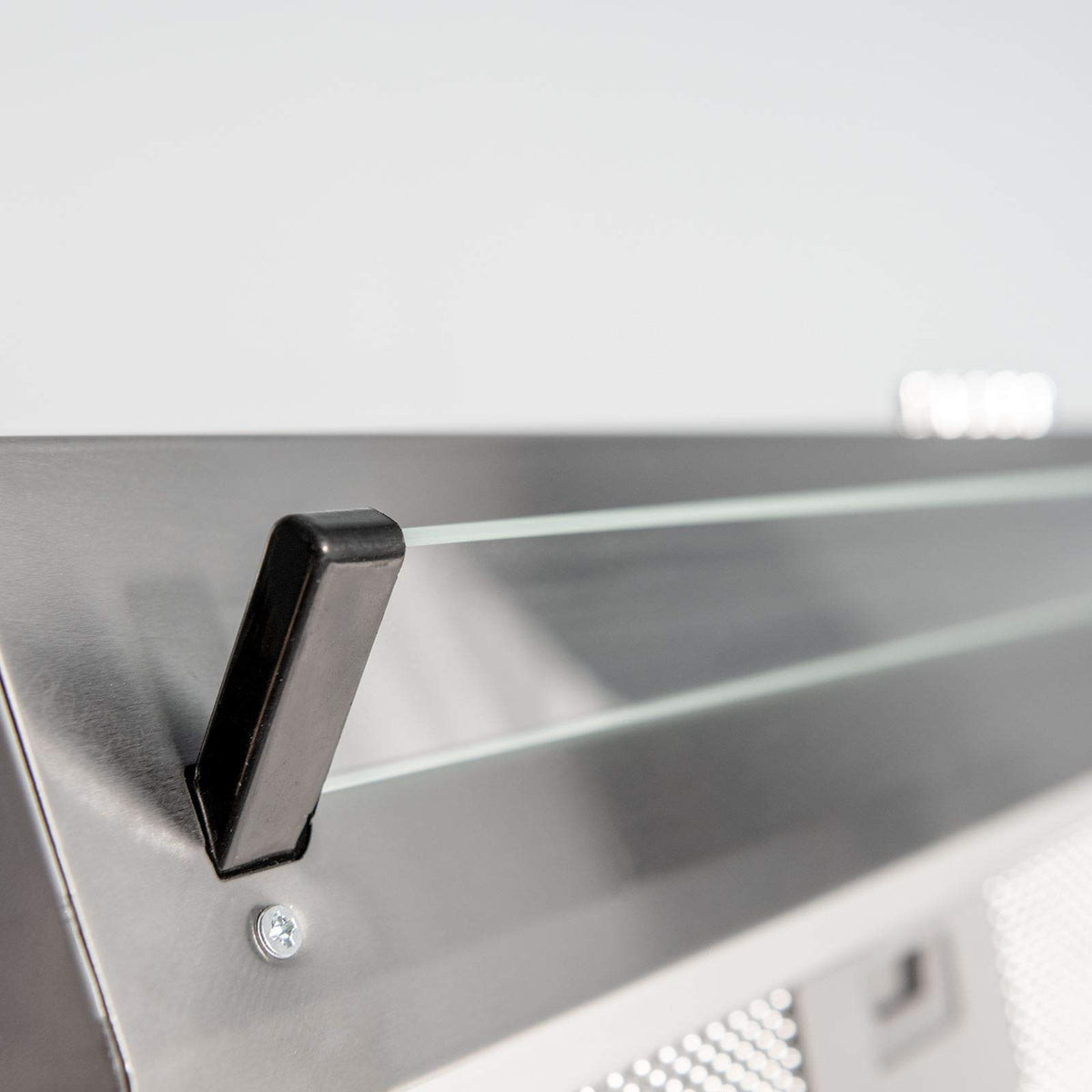 SIA 60cm Visor Cooker Hood, Kitchen Extractor Fan, Black, VSR60BL