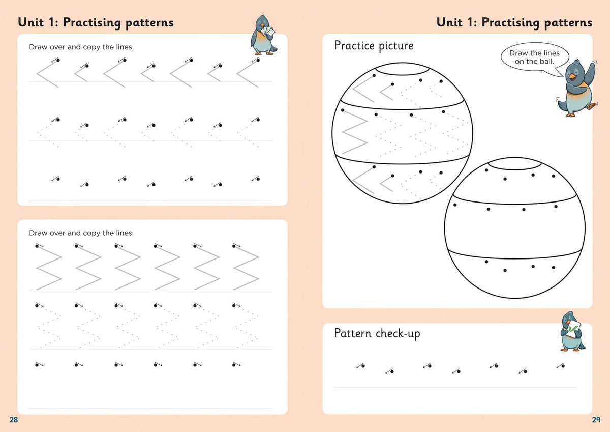 Workbook 1: Patterns (Little Wandle Handwriting)