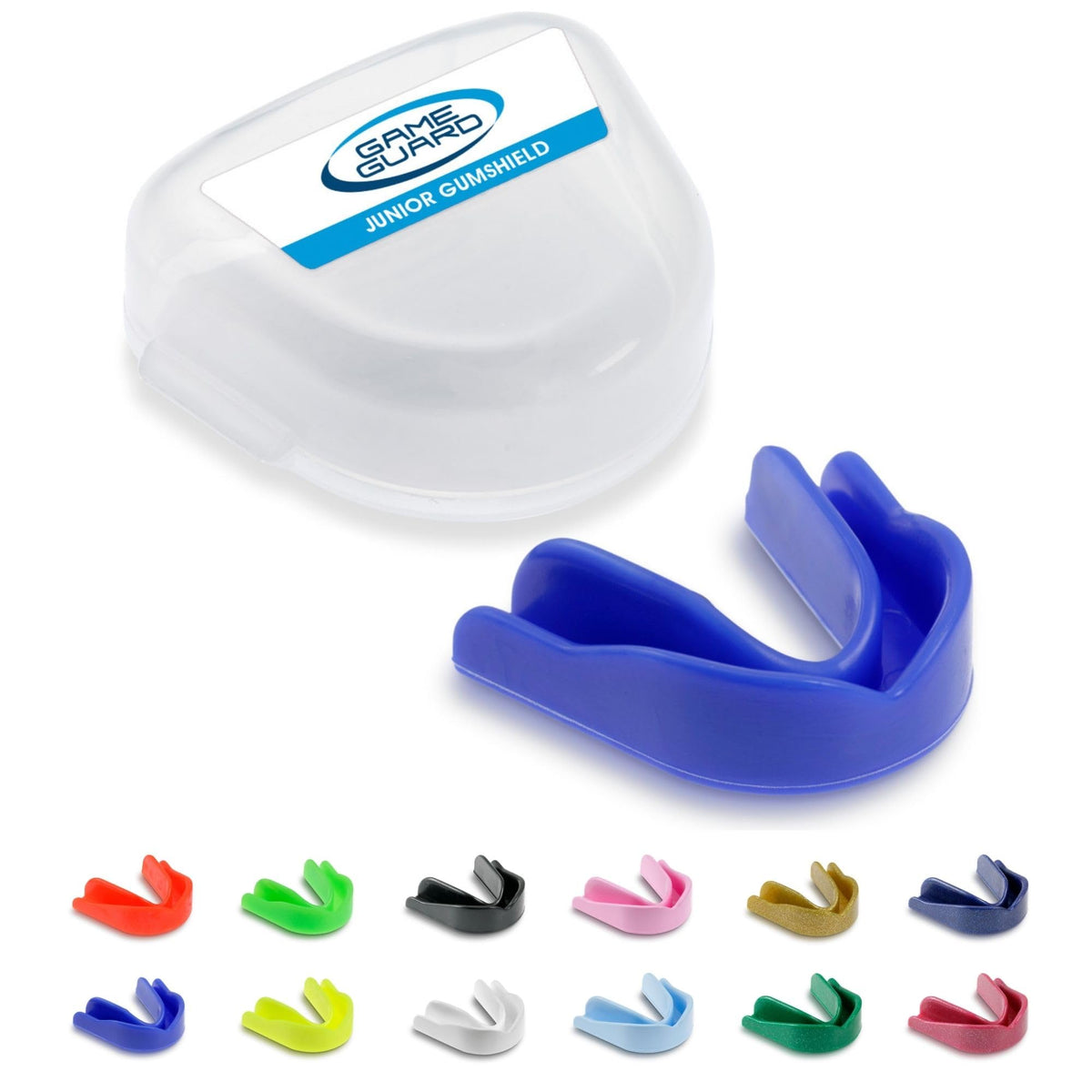 GAME GUARD Sports Mouthguard – Easy Fit Boil & Bite Gum Shield for Kids/Junior (Age 8+) – Mouth Guard for Rugby, Hockey, GAA – Ideal for Schools and Clubs (Baby Pink)