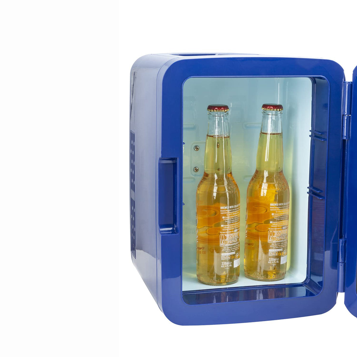 SENSIOHOME 10L Mini Fridge Cooler & Warmer - Sleek Small Fridge for Drinks, Skincare, Makeup, Medicine & Snack Chiller - AC DC 12V Car Refrigerator for Travel, Gamer, Office, Dorm & Camping