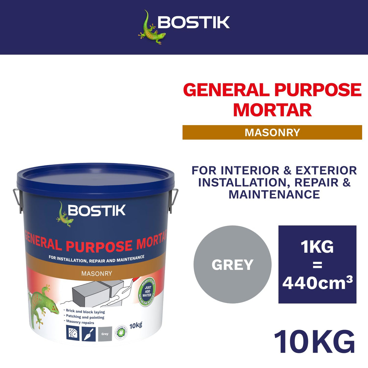Bostik Cementone General Purpose Mortar 5kg