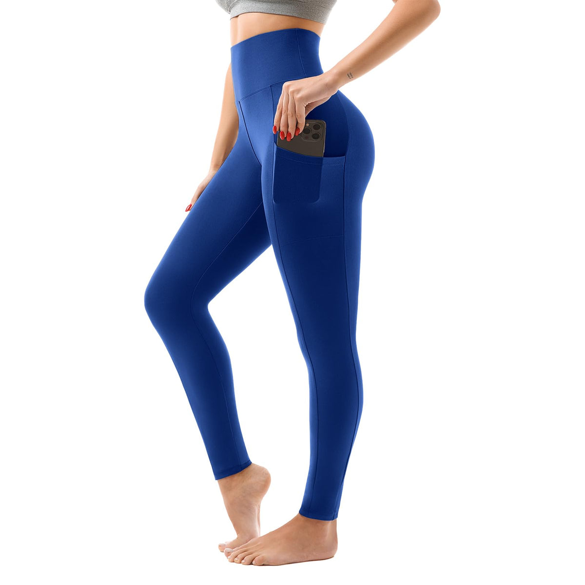 SINOPHANT Womens Leggings with Pockets High Waisted