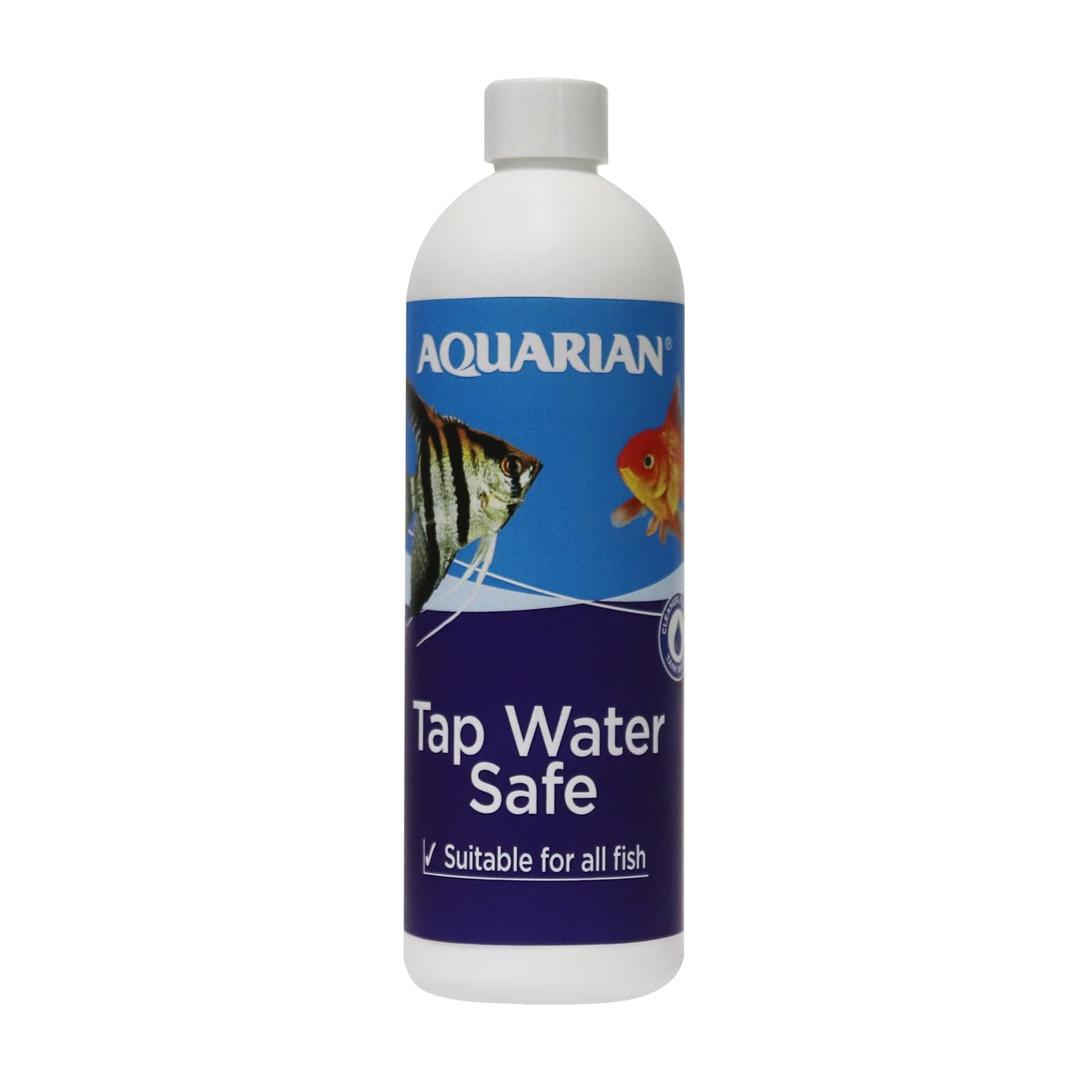 AQUARIAN TAP WATER SAFE, Aquarium Water Conditioner, 118 ml Bottle,White