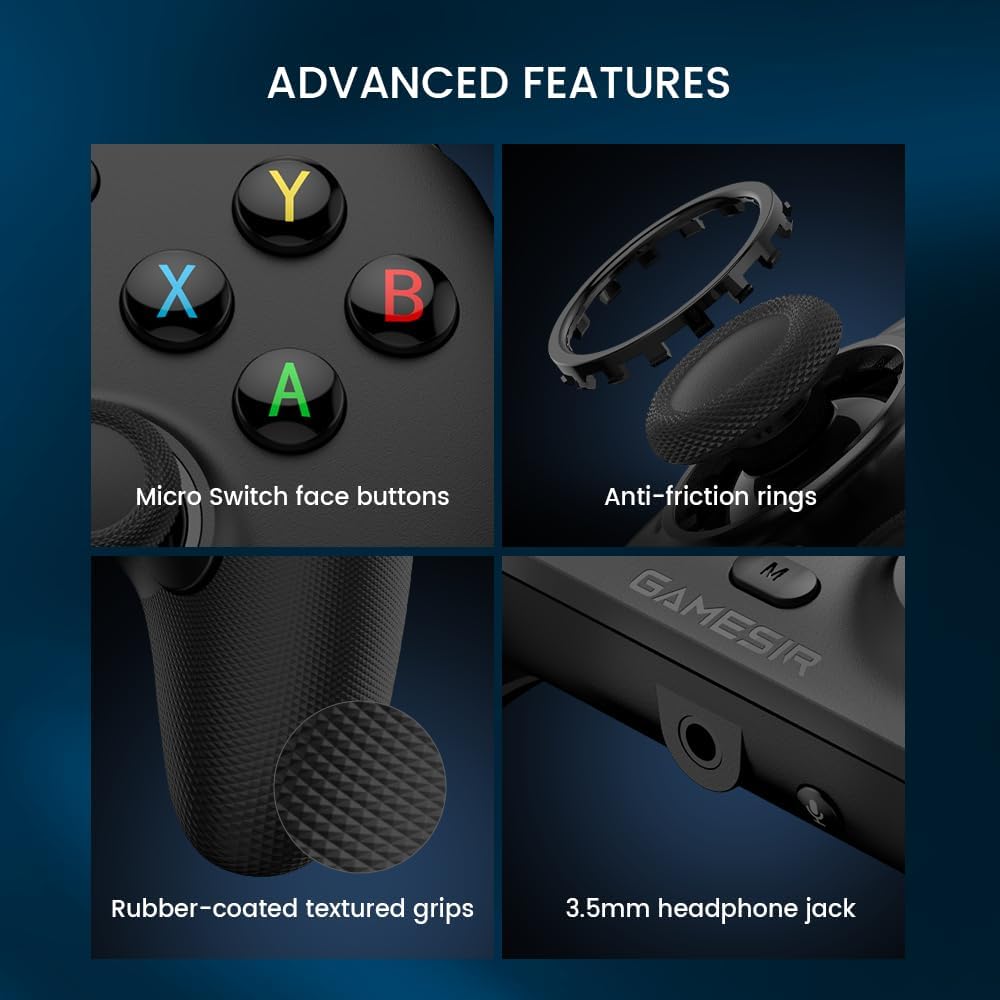 GameSir G7 HE Wired XBOX Controller,Hall Effect Sticks