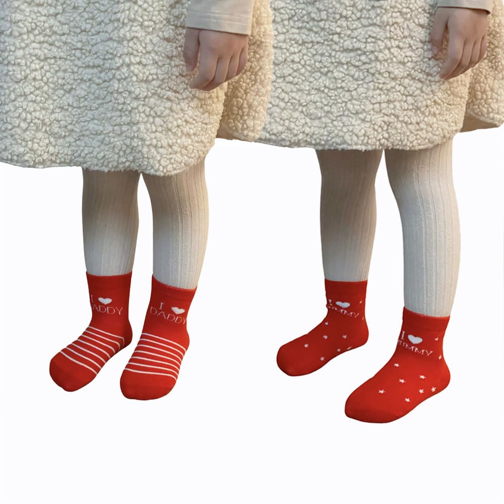 FedMois 5 Pairs Baby Kids Anti-slip Socks Cotton non skid Ankle Socks Animals