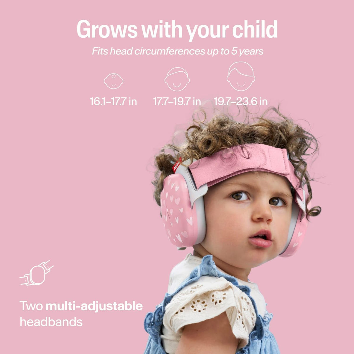 Alpine Muffy Baby Comfort Ear Defenders, Adjustable up to 48 months, Green