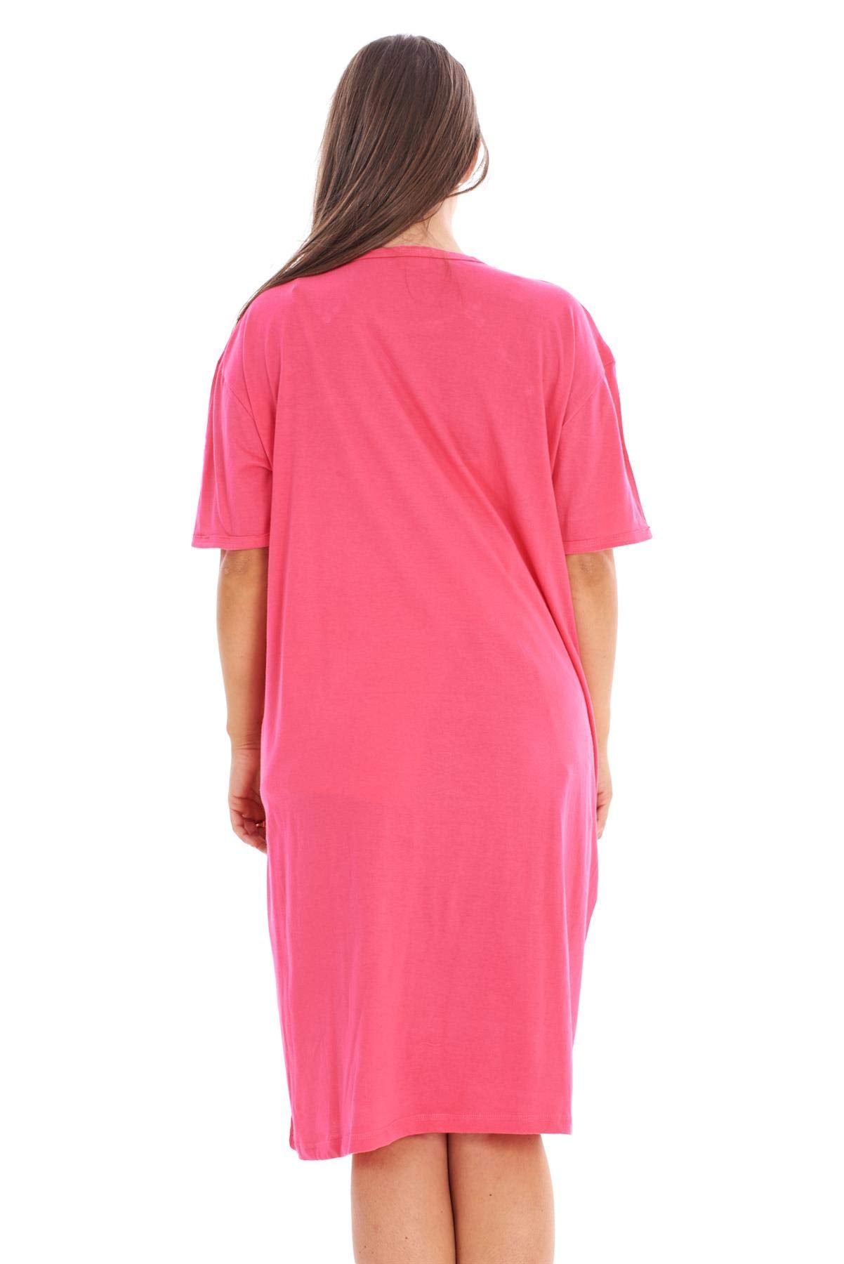 Malay Ladies Maternity Nursing Nightdress 100% Cotton Motif Print Breast Buttons Labor