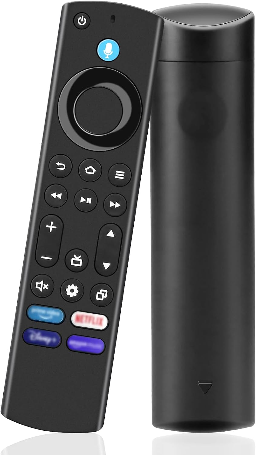 Replacement Voice Remote with Voice Function Fit for AMZ Smart TV Stick(4k, 2nd Gen, 3rd Gen, Life), for AMZ Smart TV Cube(1st Gen, 2nd Gen, 3rd Gen),AMZ Smart TVs/Insignia/Pioneer (4rd)