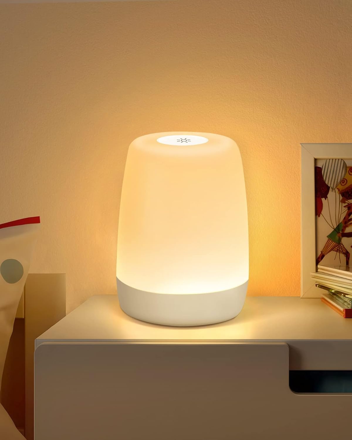 MEDE Night Light, Dimmable Bedside Lamps with RGB for Toddler, Kids, Adults