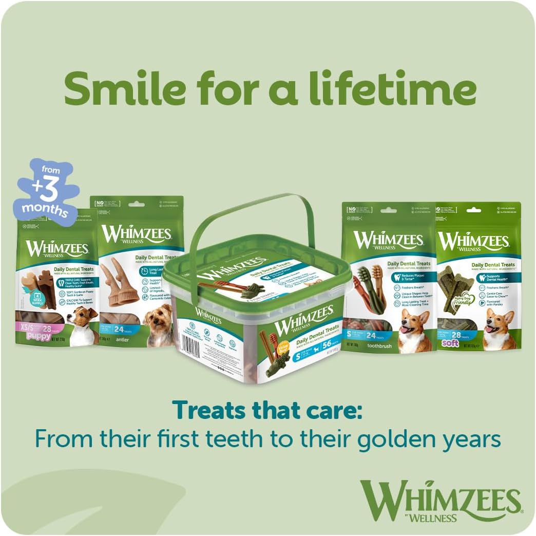WHIMZEES Alligator S, 24 Pieces – Size S
