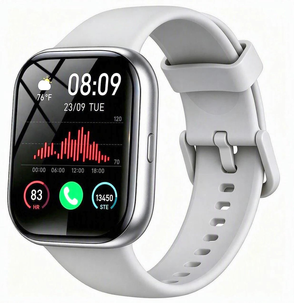 Cillso Smart Watch, Alexa Built-in, 1.83" Bluetooth Calling Fitness Watch