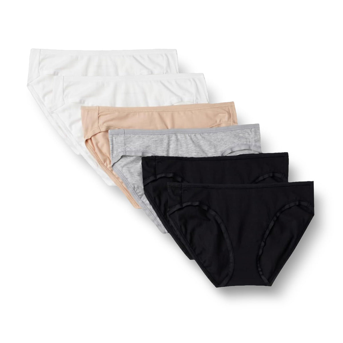 Amazon Essentials Women's Cotton Bikini Brief Underwear (Available in Plus Size)