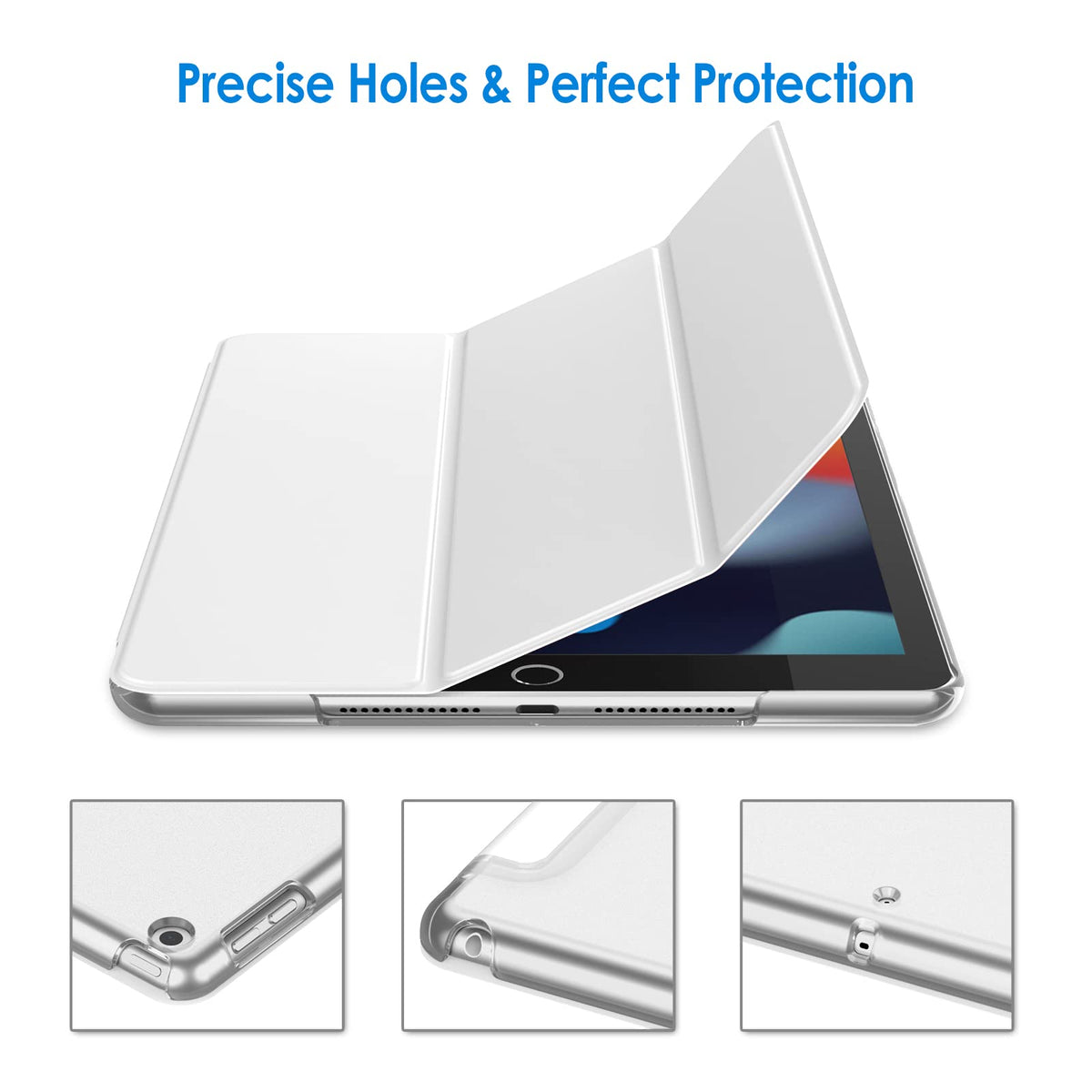 JETech Case for iPad 9th/8th/7th Gen 10.2", Beige
