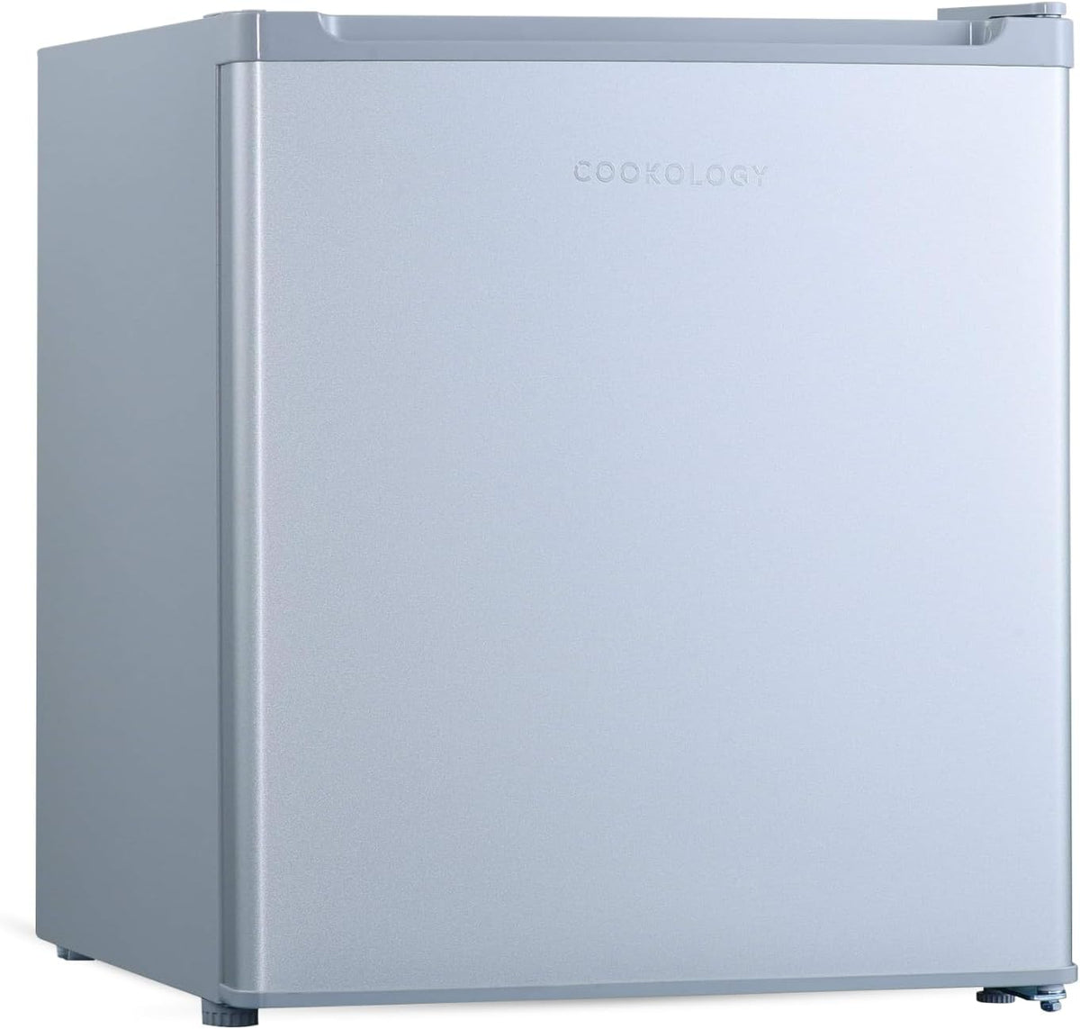 Cookology 31L Small Tabletop Mini Freezer - Adjustable Legs - Silver