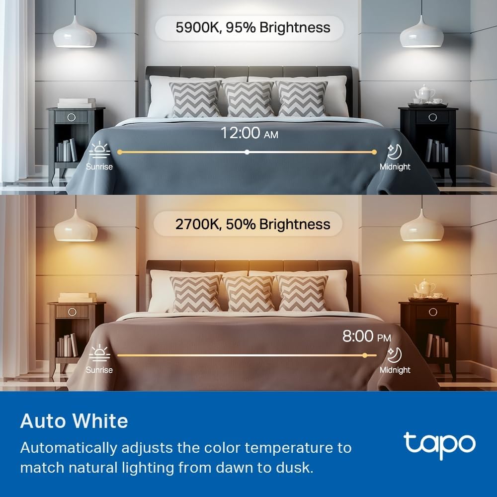 Tapo L530B B22 Smart Bulb Multicolour Dimmable LED Light Bulb