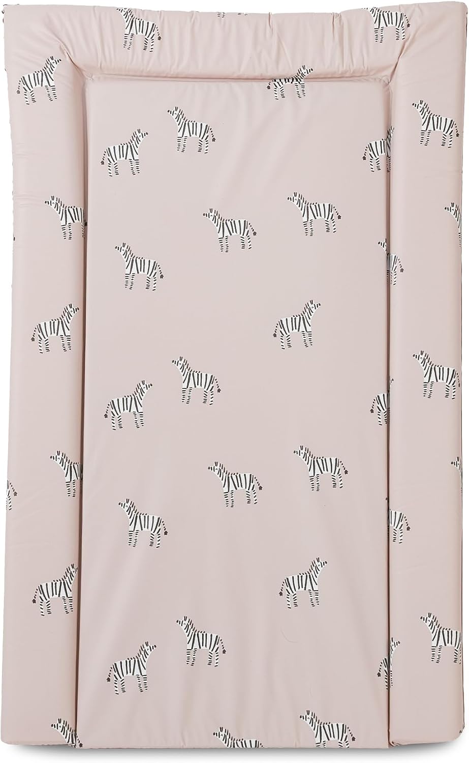 Red Kite Changing Mat Zebby - Unisex Baby Changing Mat (74 x 48 x 3.5cm) with Animal Pattern Design and Raised Padded Edges (White/Grey Zebra Design)