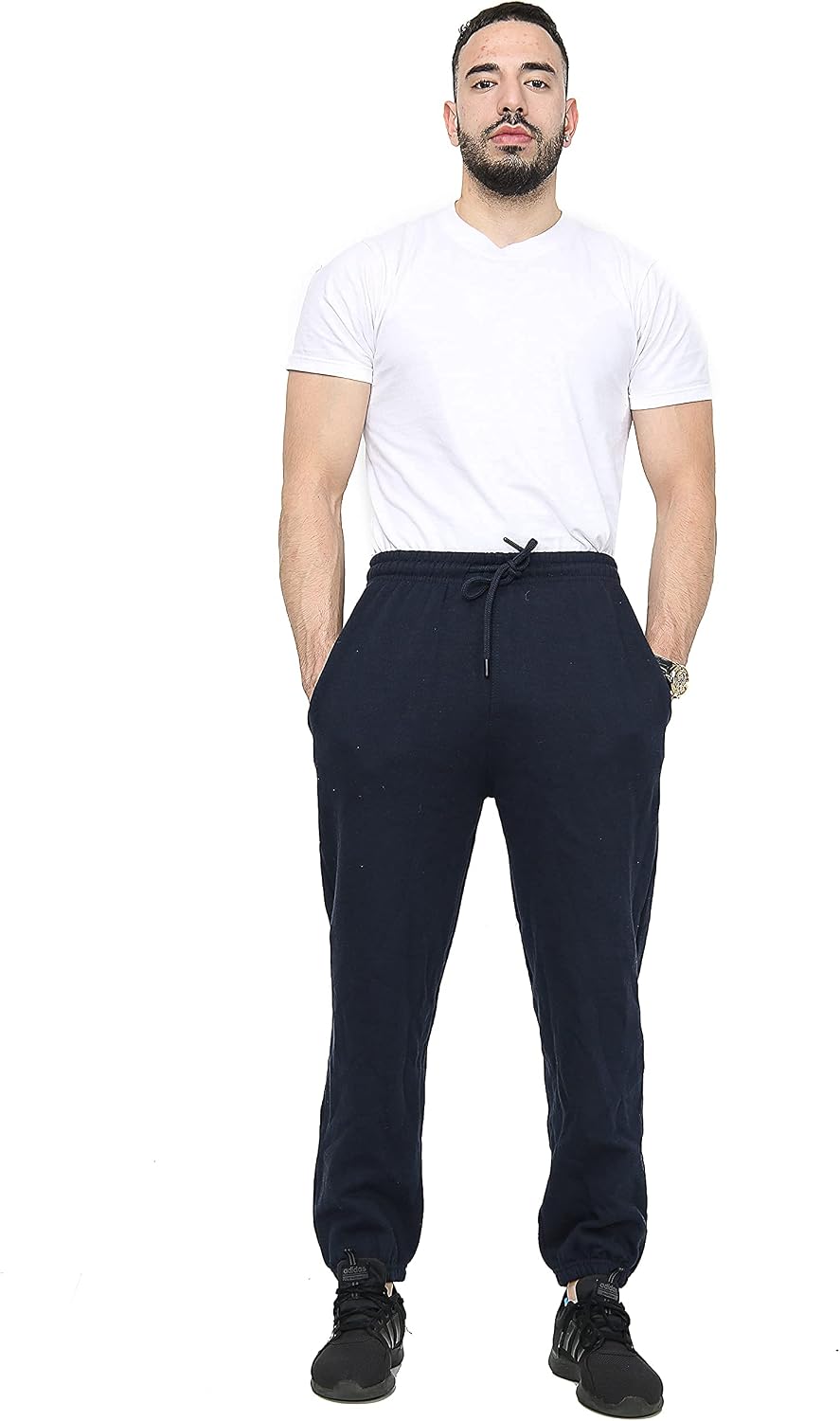 SKYTEX UK Mens Fleece Jogging Bottoms Pants Trousers Casual Sizes S - 8XL, 4 Colours