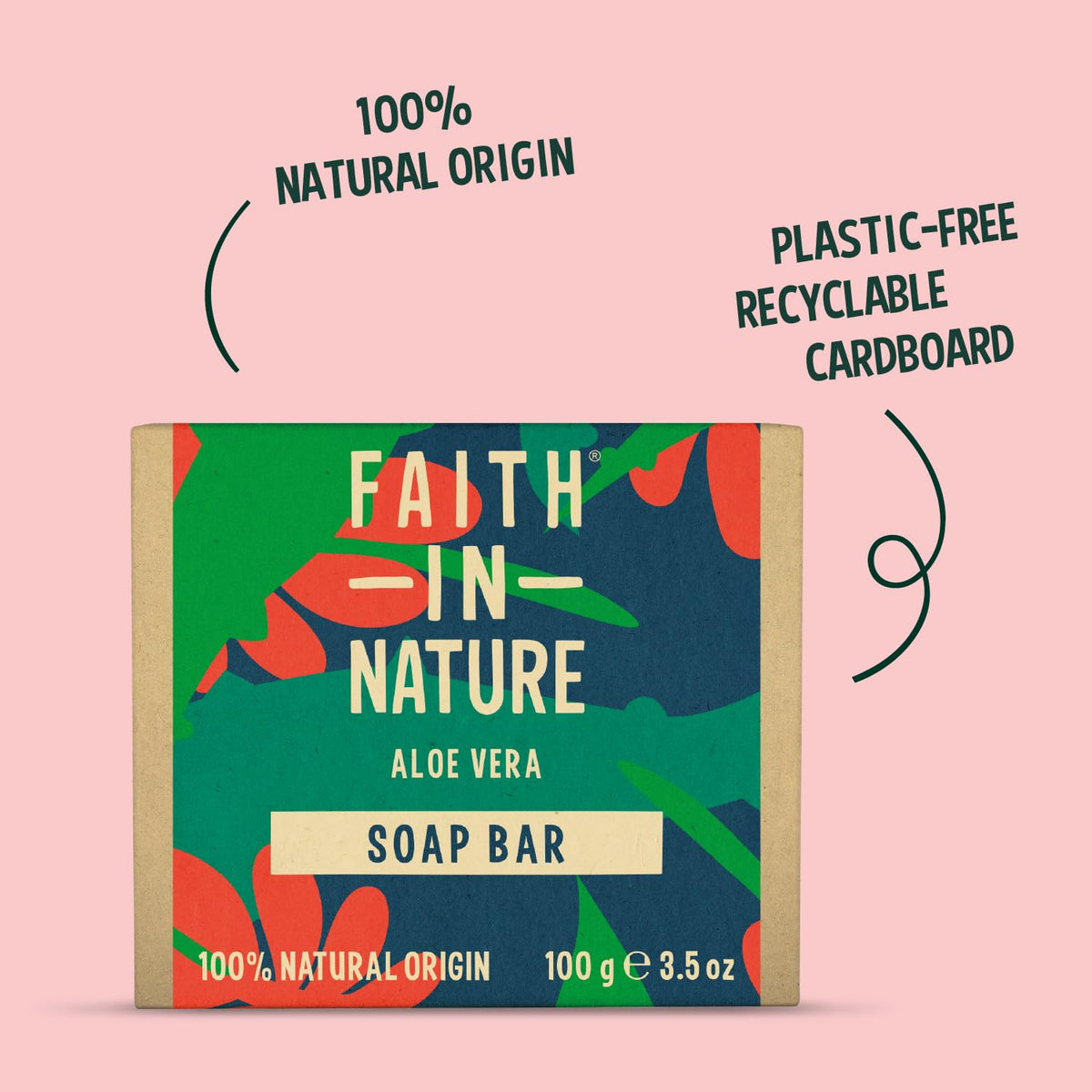 Faith In Nature Natural Coconut Hand Soap Bar, Hydrating, Vegan & Cruelty Free, No SLS or Parabens, 100g