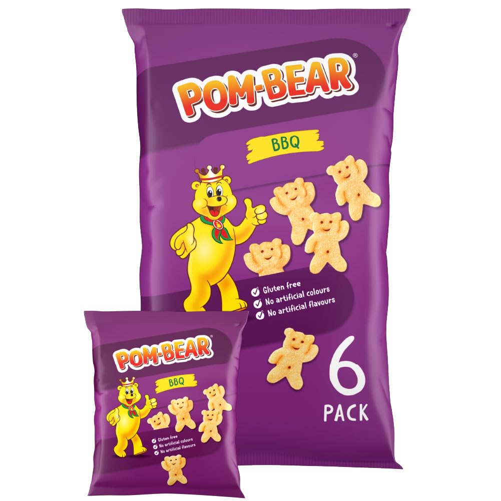 Pom Bear • Original Potato Snacks • Multipack • 6 Bags
