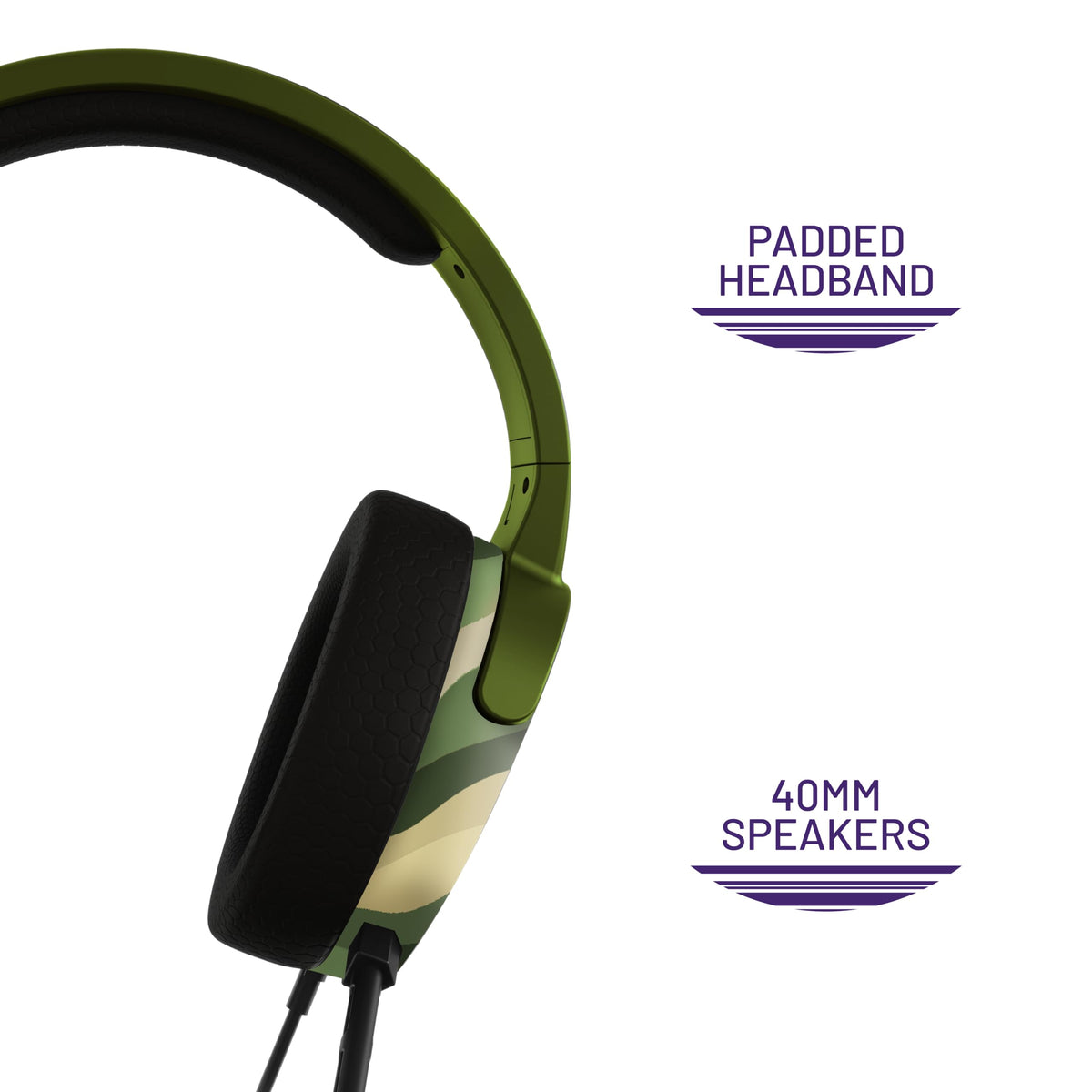 STEALTH PANTHER Sky - Over Ear Gaming Headset PS4/PS5, XBOX, Switch, PC with Flexible Mic, 3.5mm Jack, 1.5m Cable, Lightweight, Comfortable and Durable