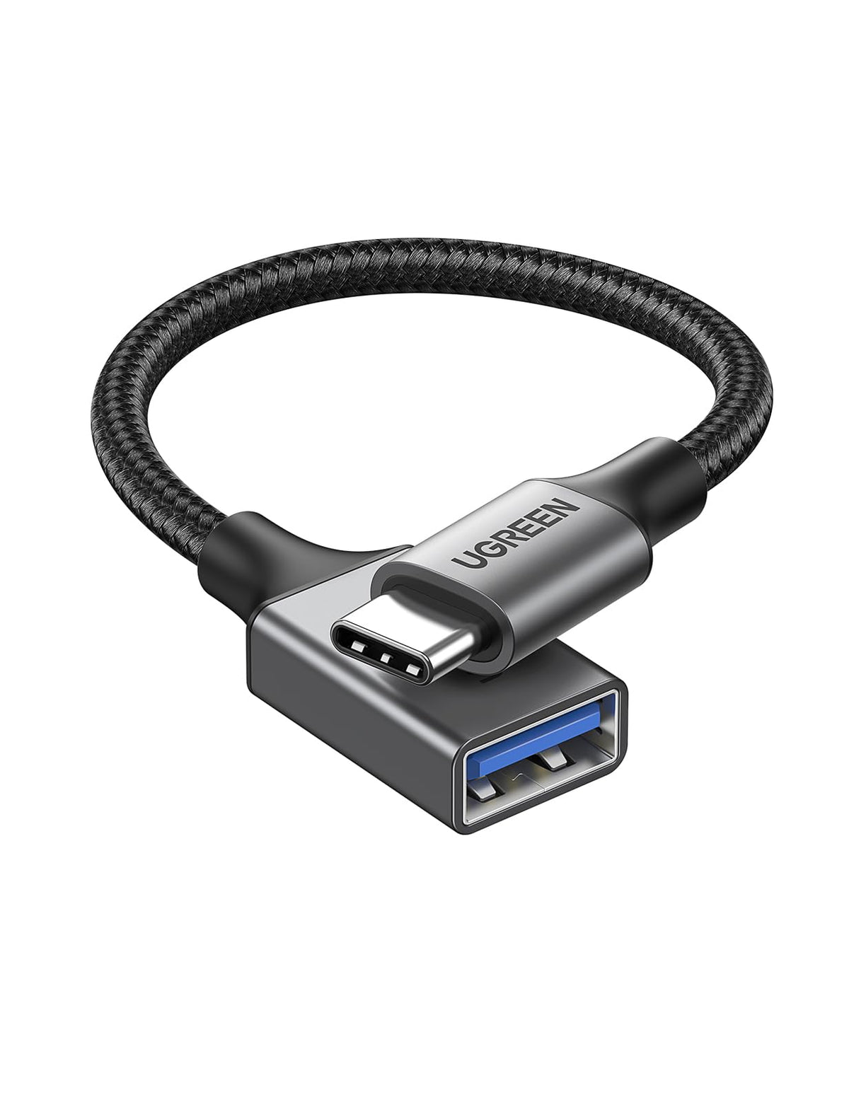 UGREEN 10Gbps USB C to USB Adaptor for iPhone, iPad, MacBook, Galaxy Grey