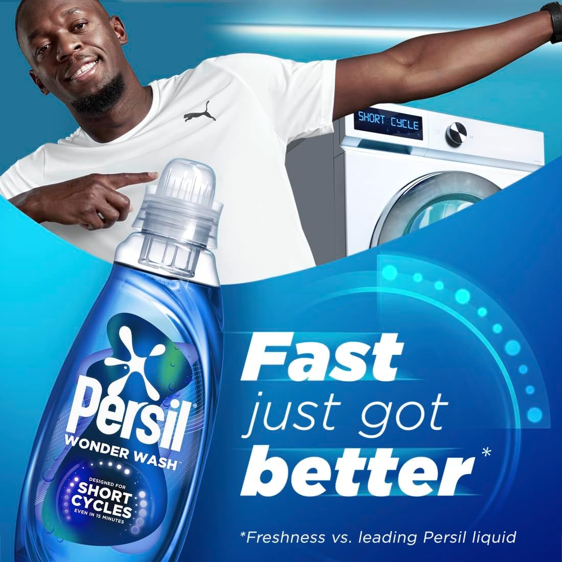 Persil Wonder Wash Odour Defy Bio Liquid Laundry 1.485 L (55 washes)