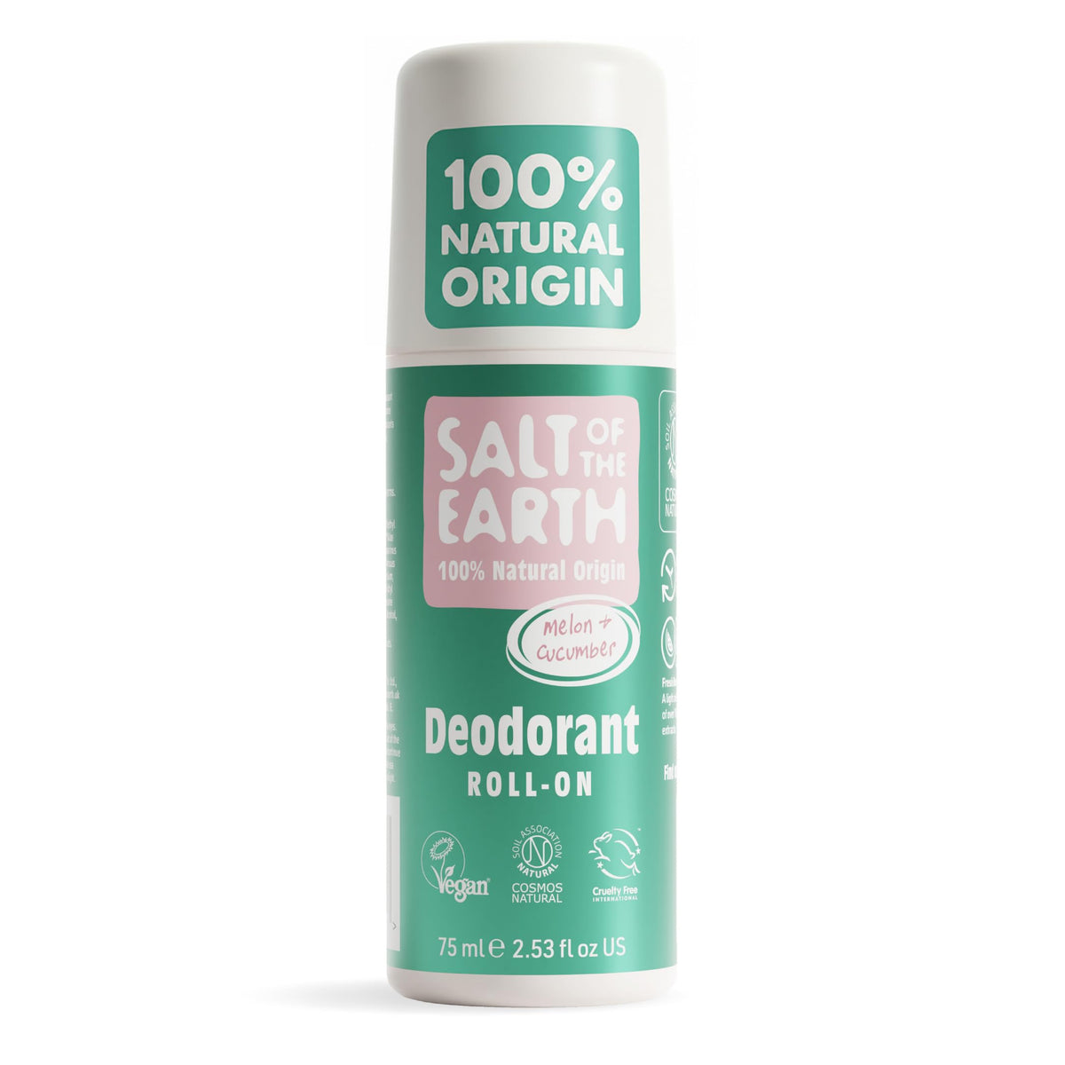 Salt of the Earth Natural Deodorant Roll On - Lavender & Vanilla - 75ml