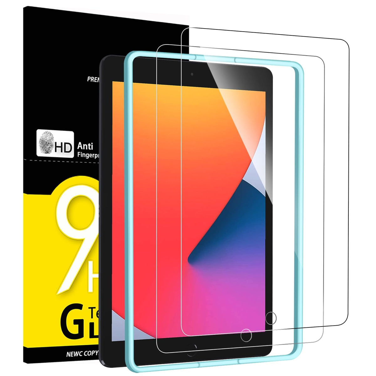 NEW'C for iPad Air 5/4, iPad Pro 11-inch Screen Protector Tempered Glass